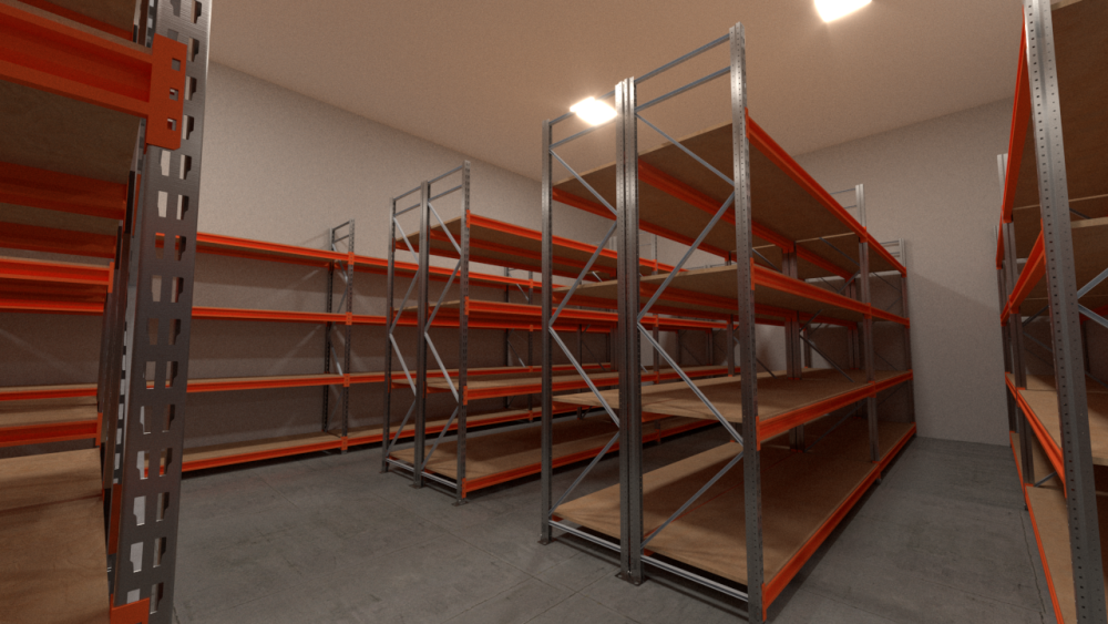 Projeto de racks para paletes