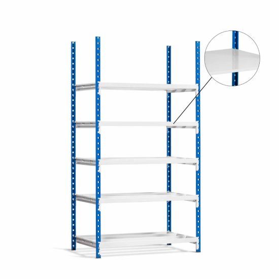 Estante Metálica com Tampos Metálicos - MidRack 