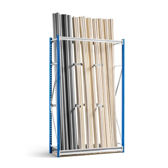 Estante Arrumação Vertical - Tubos, Ripas e Perfis