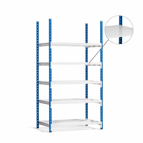 Estante Metálica com Tampos Metálicos - MidRack 