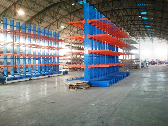 Montagem de estrutura cantilever